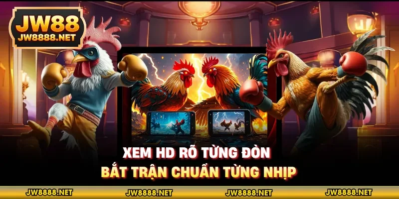Xem HD rõ từng đòn bắt trận chuẩn từng nhịp