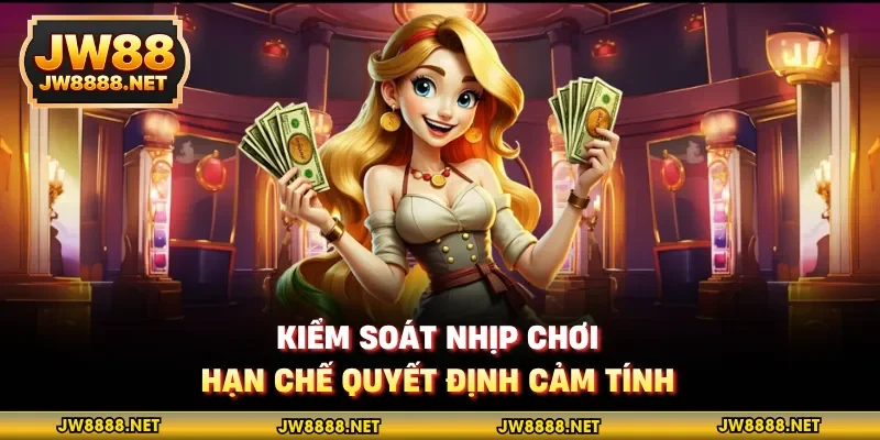 Kiểm soát nhịp chơi, hạn chế quyết định cảm tính